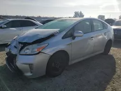 Salvage cars for sale at Antelope, CA auction: 2015 Toyota Prius