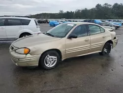 Pontiac Vehiculos salvage en venta: 2002 Pontiac Grand AM SE1