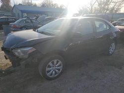 Salvage cars for sale at Wichita, KS auction: 2015 Toyota Corolla L