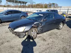 Salvage cars for sale at Spartanburg, SC auction: 2005 Honda Accord EX