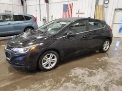 Vehiculos salvage en venta de Copart Franklin, WI: 2018 Chevrolet Cruze LT