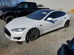 Tesla salvage cars for sale: 2015 Tesla Model S