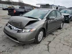 Salvage cars for sale at Lebanon, TN auction: 2007 Honda Civic Hybrid