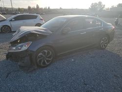 Salvage cars for sale at auction: 2016 Honda Accord EX