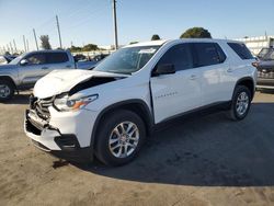 Salvage cars for sale at auction: 2020 Chevrolet Traverse LS