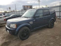 Salvage cars for sale from Copart Chicago Heights, IL: 2012 Land Rover LR4 HSE Luxury