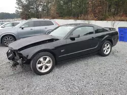 Ford Mustang GT salvage cars for sale: 2007 Ford Mustang GT