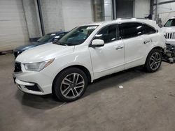 Salvage cars for sale at Ham Lake, MN auction: 2017 Acura MDX Advance