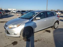 Salvage cars for sale from Copart Grand Prairie, TX: 2012 Ford Focus SE