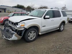 Salvage cars for sale at Sacramento, CA auction: 2007 Ford Explorer Eddie Bauer