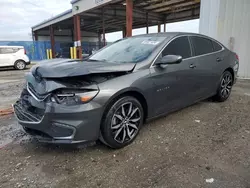 Salvage cars for sale at Riverview, FL auction: 2017 Chevrolet Malibu LT