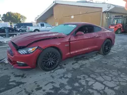 Salvage cars for sale at Hayward, CA auction: 2017 Ford Mustang GT