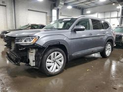 Volkswagen Atlas salvage cars for sale: 2021 Volkswagen Atlas SEL