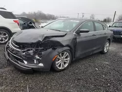 Salvage cars for sale at Hillsborough, NJ auction: 2016 Chrysler 200 Limited