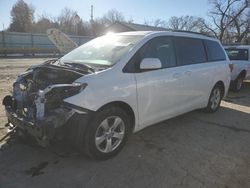 Salvage cars for sale from Copart Wichita, KS: 2017 Toyota Sienna LE