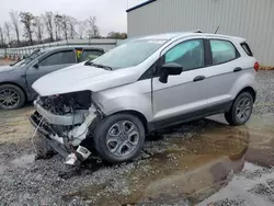 Salvage cars for sale at Spartanburg, SC auction: 2021 Ford Ecosport S