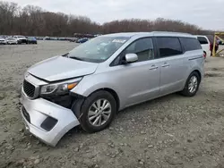 KIA salvage cars for sale: 2016 KIA Sedona LX