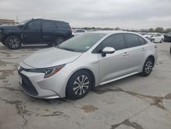 Salvage cars for sale from Copart Grand Prairie, TX: 2021 Toyota Corolla LE