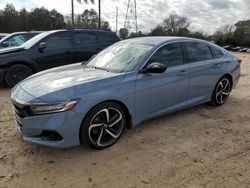 Salvage cars for sale at China Grove, NC auction: 2022 Honda Accord Sport