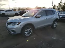 Salvage cars for sale at Denver, CO auction: 2015 Nissan Rogue S