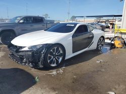 Salvage cars for sale at New Orleans, LA auction: 2018 Lexus LC 500