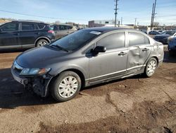 Salvage cars for sale at Colorado Springs, CO auction: 2011 Honda Civic VP