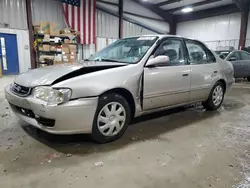 Salvage cars for sale at West Mifflin, PA auction: 2002 Toyota Corolla CE