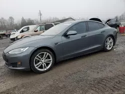 Salvage cars for sale at York Haven, PA auction: 2013 Tesla Model S