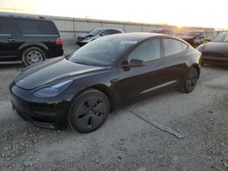 Salvage cars for sale from Copart Kansas City, KS: 2022 Tesla Model 3