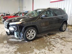 Salvage cars for sale at Appleton, WI auction: 2015 Jeep Cherokee Latitude