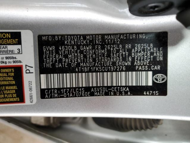 2012 Toyota Camry Base