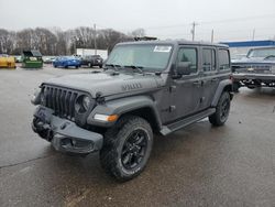 Jeep salvage cars for sale: 2021 Jeep Wrangler Unlimited Sport