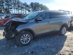 Salvage cars for sale at Loganville, GA auction: 2017 KIA Sorento LX