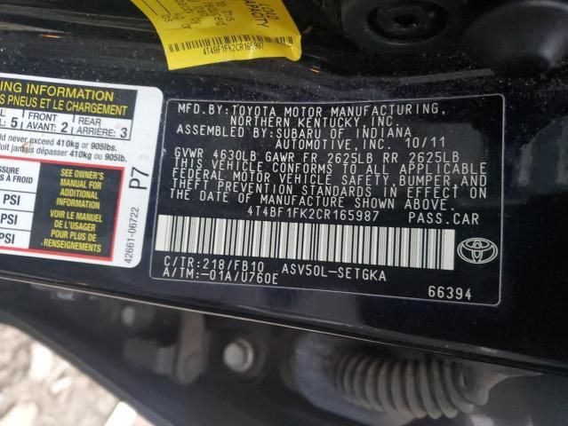 2012 Toyota Camry Base