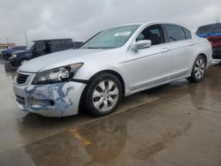 Salvage cars for sale at Grand Prairie, TX auction: 2008 Honda Accord EXL