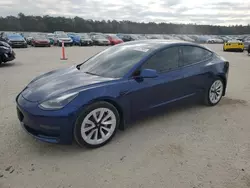 Tesla salvage cars for sale: 2021 Tesla Model 3