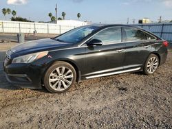 Salvage cars for sale from Copart Mercedes, TX: 2015 Hyundai Sonata Sport