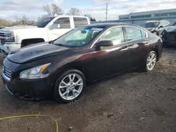 Salvage cars for sale at Chicago Heights, IL auction: 2014 Nissan Maxima S