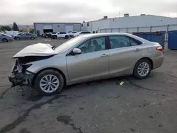 Salvage cars for sale at Vallejo, CA auction: 2015 Toyota Camry LE