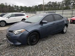 Salvage cars for sale from Copart Ellenwood, GA: 2015 Toyota Corolla L