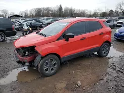 Salvage cars for sale at Chalfont, PA auction: 2021 Ford Ecosport S