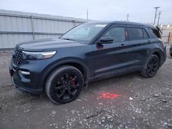 Salvage cars for sale at Appleton, WI auction: 2022 Ford Explorer ST