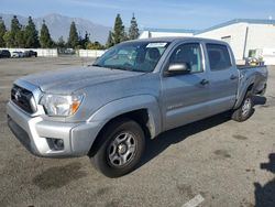 Salvage cars for sale at Rancho Cucamonga, CA auction: 2015 Toyota Tacoma Double Cab