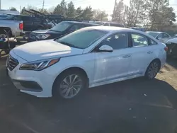 Salvage cars for sale at Denver, CO auction: 2015 Hyundai Sonata Sport