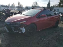 Salvage cars for sale at Graham, WA auction: 2018 Toyota Prius Prime