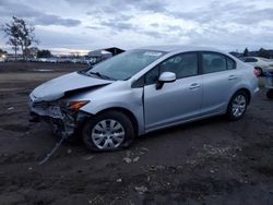 2012 Honda Civic LX en venta en San Martin, CA