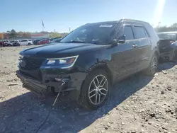 Ford Explorer salvage cars for sale: 2019 Ford Explorer Sport