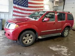 Salvage cars for sale from Copart Lyman, ME: 2011 Nissan Pathfinder S