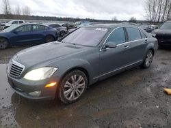 Salvage cars for sale from Copart Arlington, WA: 2009 Mercedes-Benz S 550