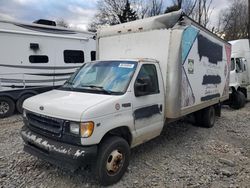 Salvage trucks for sale at Madisonville, TN auction: 2002 Ford Econoline E350 Super Duty Cutaway Van